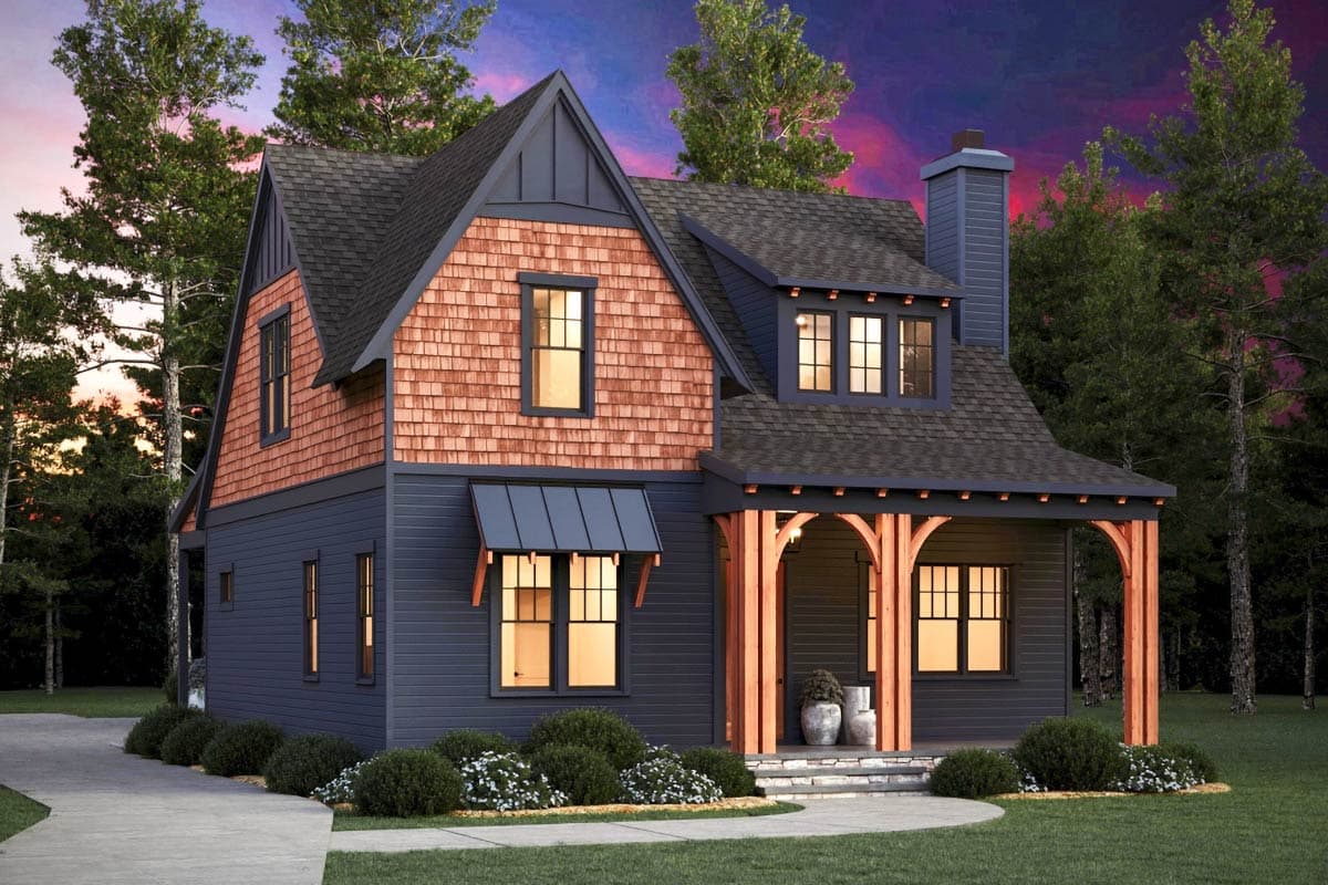 Plan 50243PH: 3 or 4 Bed Cottage House Plan with Spacious Garage - 2264 Sq Ft - Image #7 - Cottage, Country