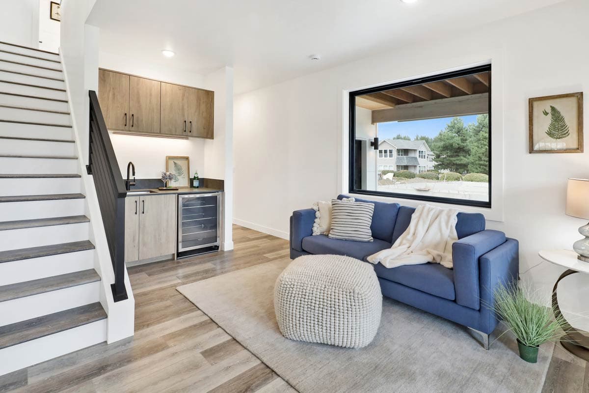 Plan 280225JWD: Two-Story 2-Bed Contemporary House Plan with Sloped Ceilings - 1387 Sq Ft - Image #10 - Contemporary