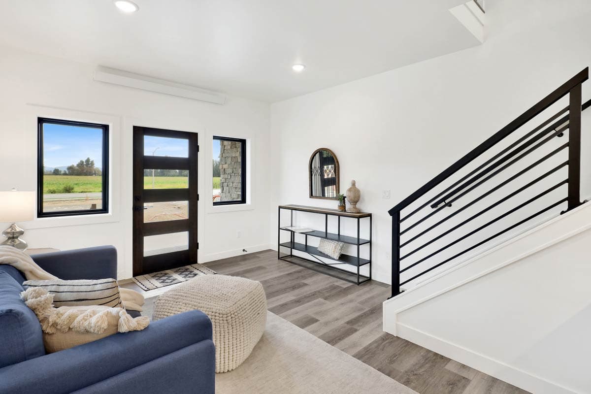 Plan 280225JWD: Two-Story 2-Bed Contemporary House Plan with Sloped Ceilings - 1387 Sq Ft - Image #15 - Contemporary