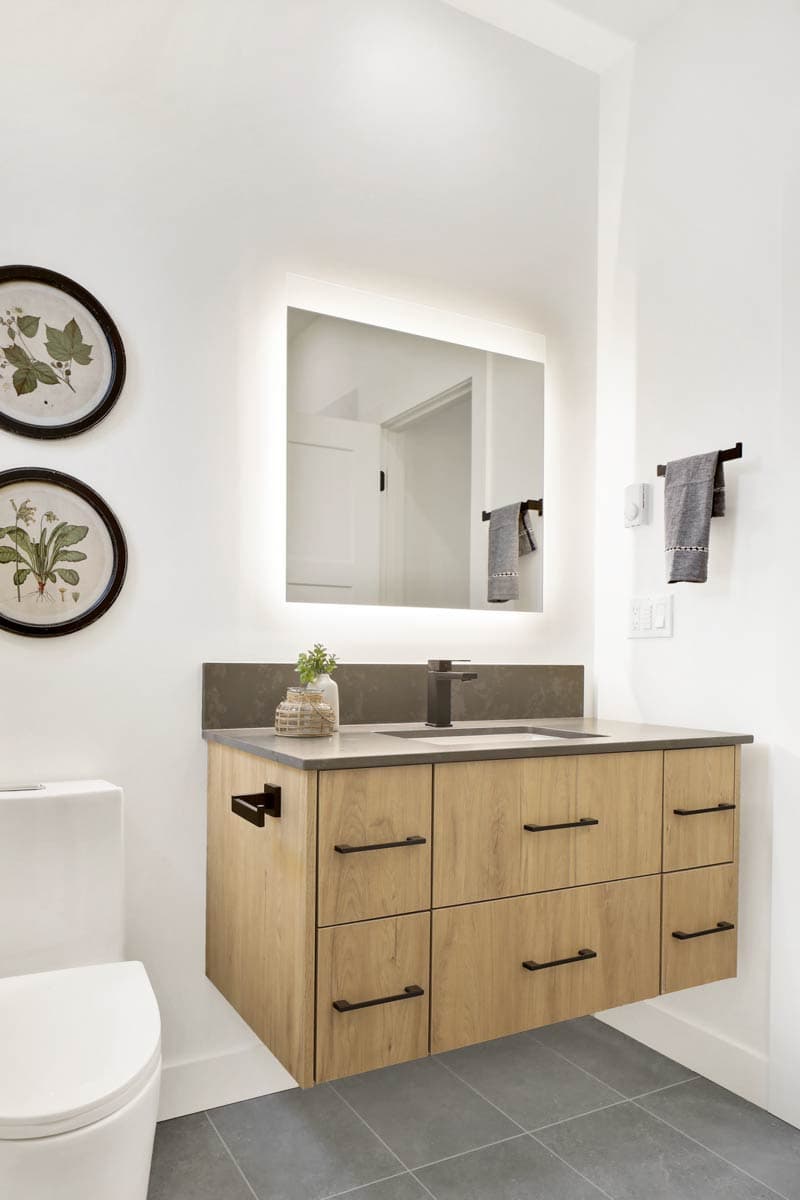 Plan 280225JWD: Two-Story 2-Bed Contemporary House Plan with Sloped Ceilings - 1387 Sq Ft - Image #16 - Contemporary