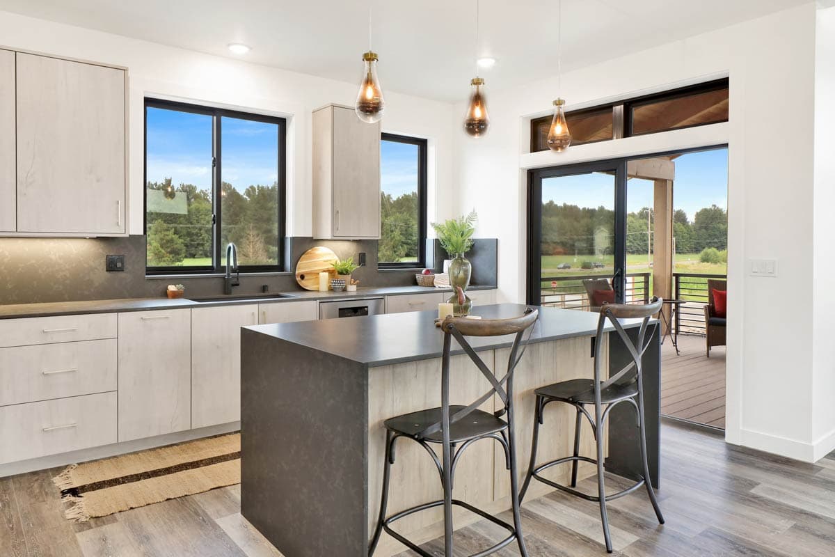 Plan 280225JWD: Two-Story 2-Bed Contemporary House Plan with Sloped Ceilings - 1387 Sq Ft - Image #29 - Contemporary