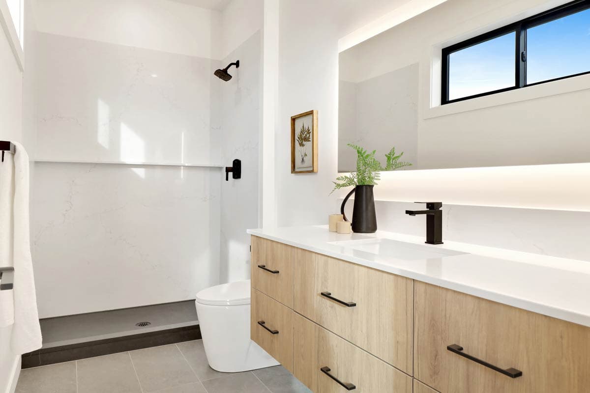 Plan 280225JWD: Two-Story 2-Bed Contemporary House Plan with Sloped Ceilings - 1387 Sq Ft - Image #53 - Contemporary