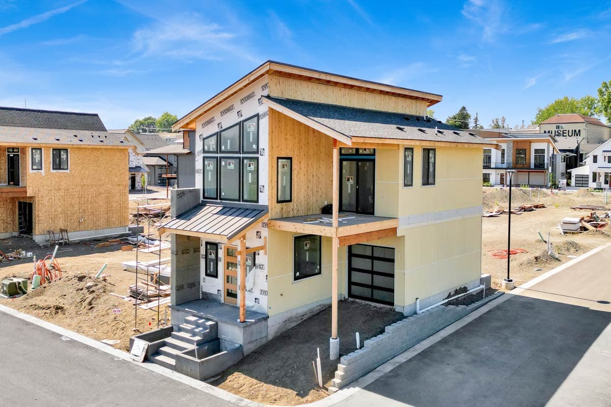 Plan 280225JWD: Two-Story 2-Bed Contemporary House Plan with Sloped Ceilings - 1387 Sq Ft - Image #58 - Contemporary