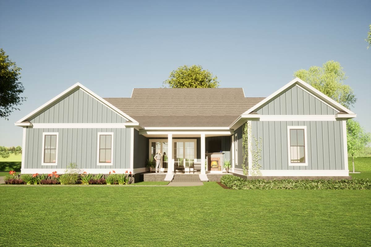 Plan 86415HH: 4-Bed Country Farmhouse Plan with Wrap Around Porch ...