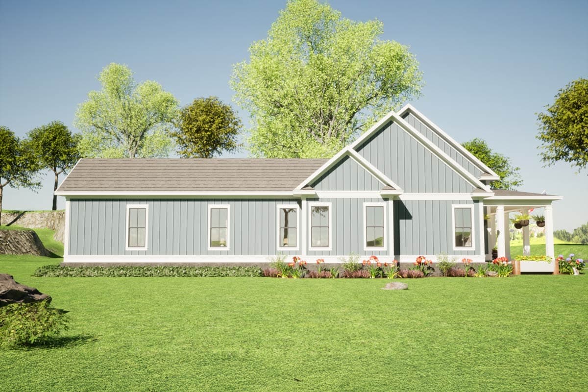 Plan 86415HH: 4-Bed Country Farmhouse Plan with Wrap Around Porch ...