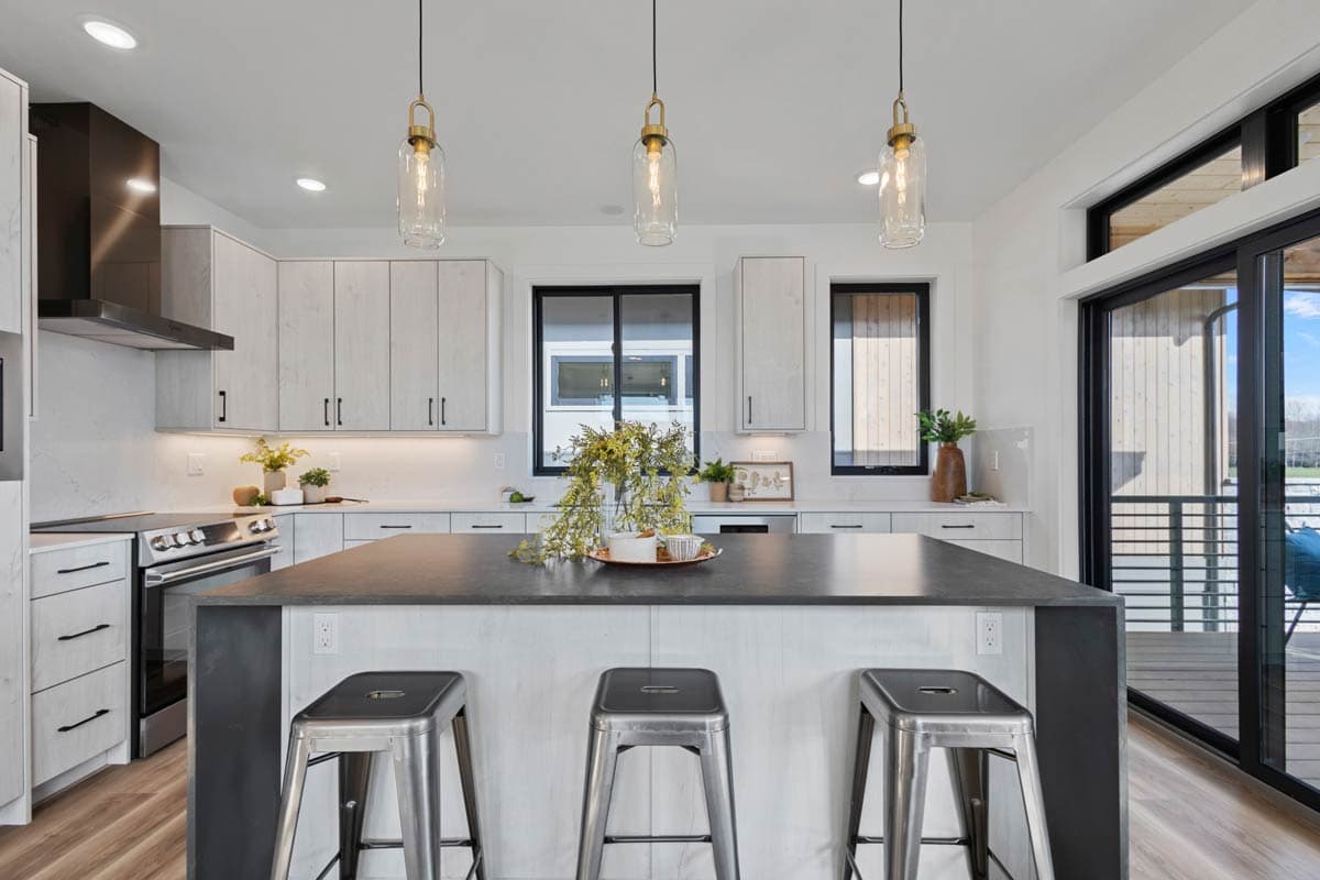 Plan 280226JWD: Stylish 2-Bedroom Contemporary House Plan with Spacious Deck and Balcony - Image #5 - Contemporary, Modern, Northwest