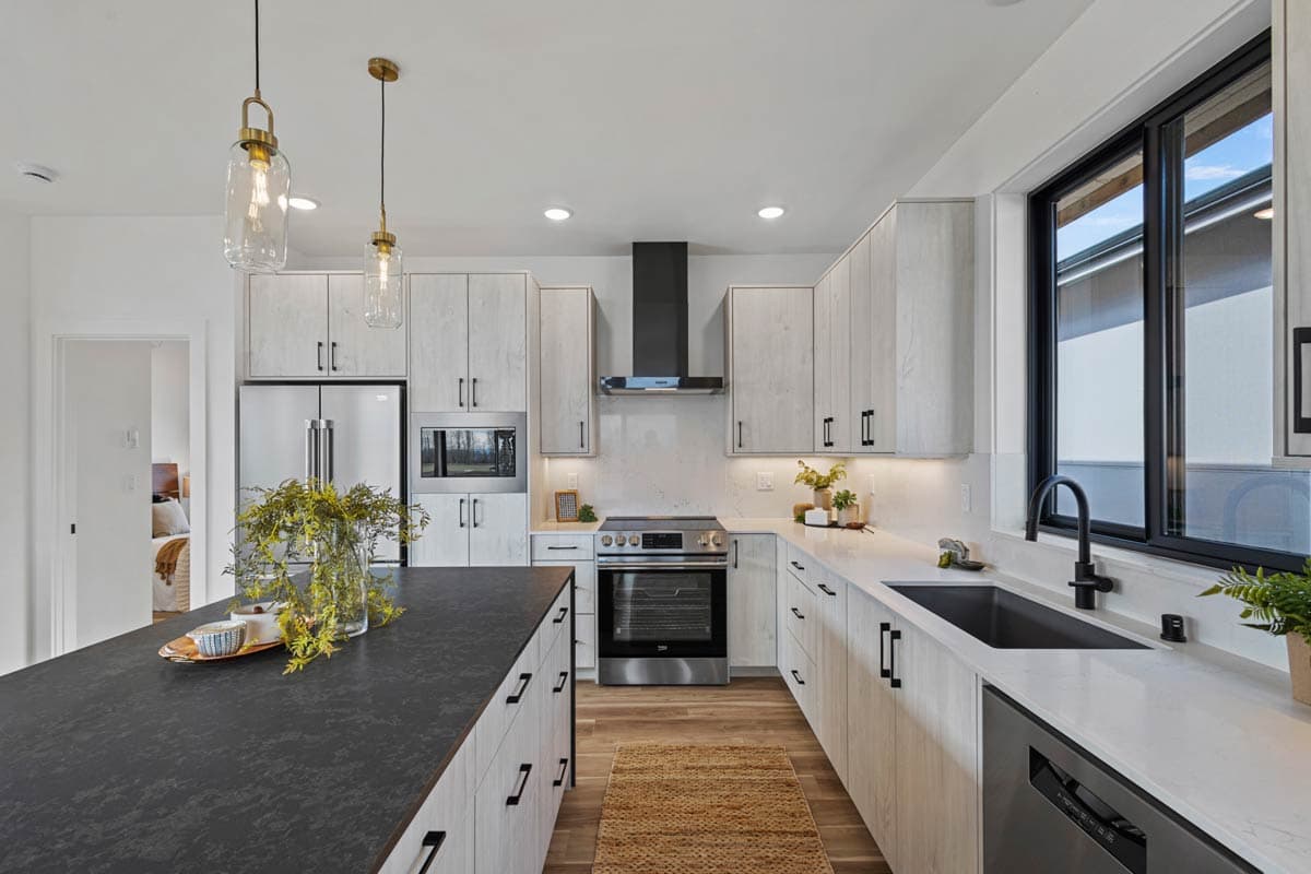 Plan 280226JWD: Stylish 2-Bedroom Contemporary House Plan with Spacious Deck and Balcony - Image #7 - Contemporary, Modern, Northwest