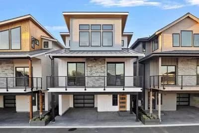 Modern 3-Bedroom Urban House Plan with Office and Dual Decks