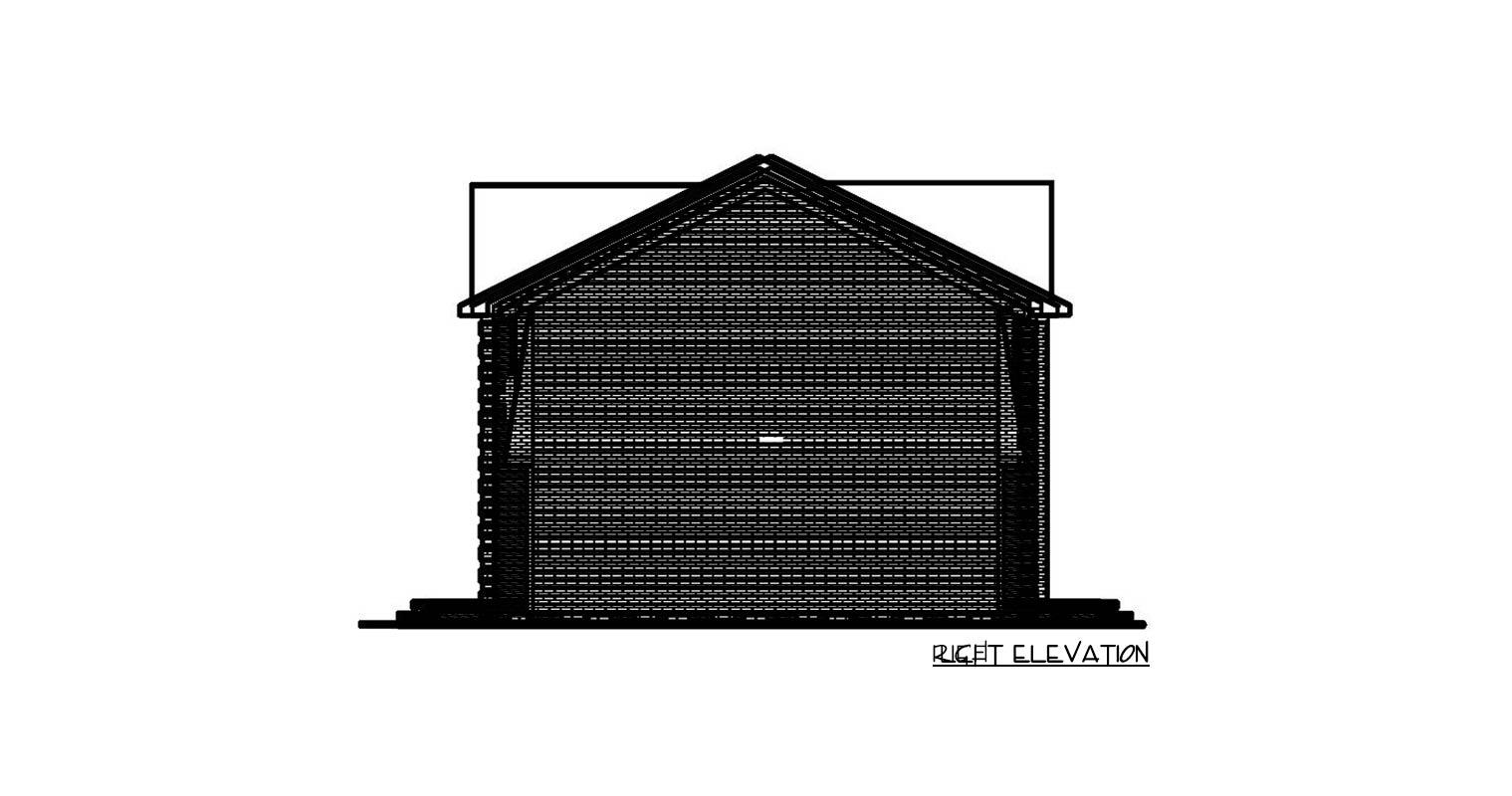 Plan 25887GE: 4-Unit Traditional Style House Plan with Contrasting Roof Lines - Image #7 - Traditional