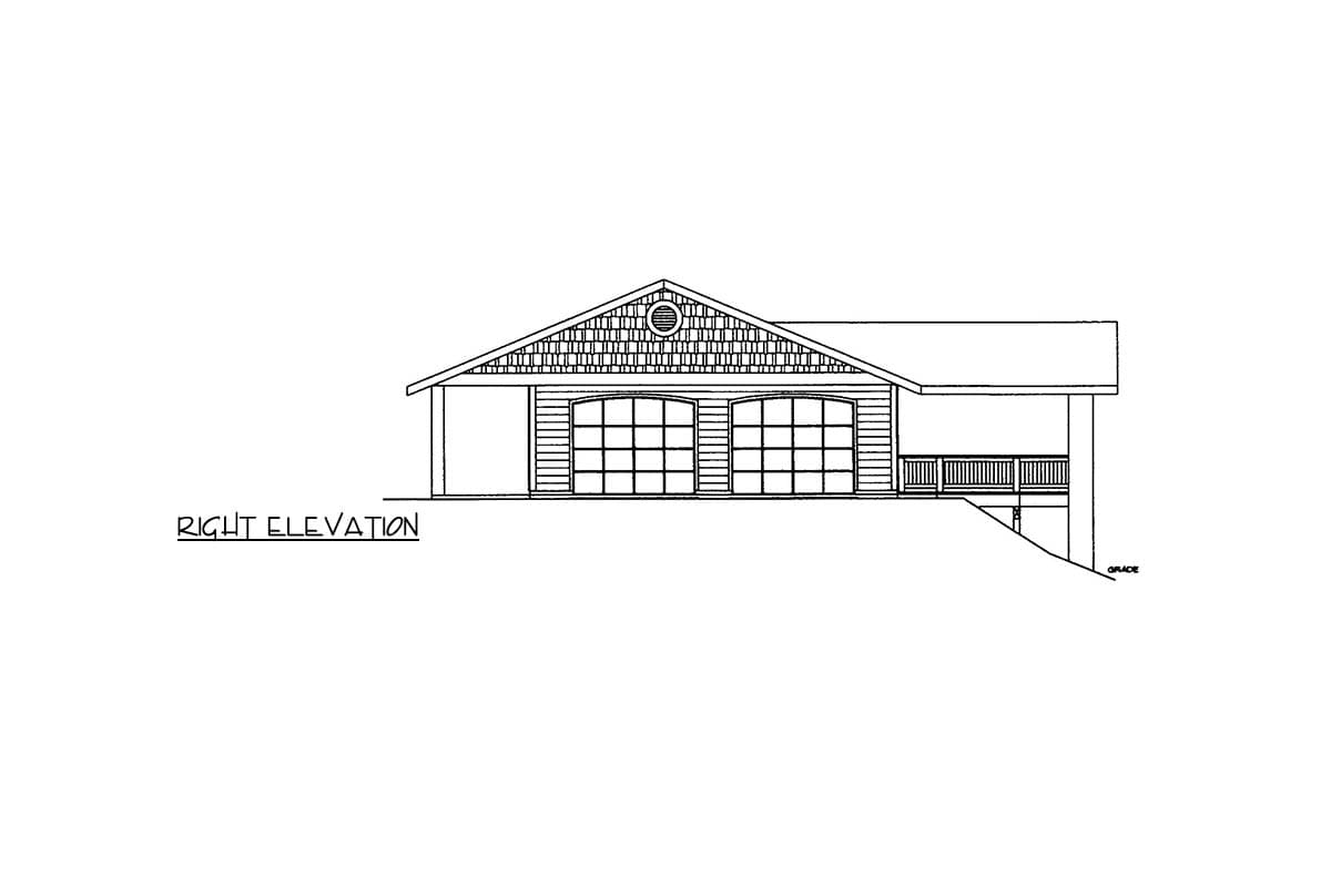 Plan 350131GH: 3-Bed Traditional House Plan with Finished Walkout Lower Level - 2880 Sq Ft - Image #5 - Country, Traditional