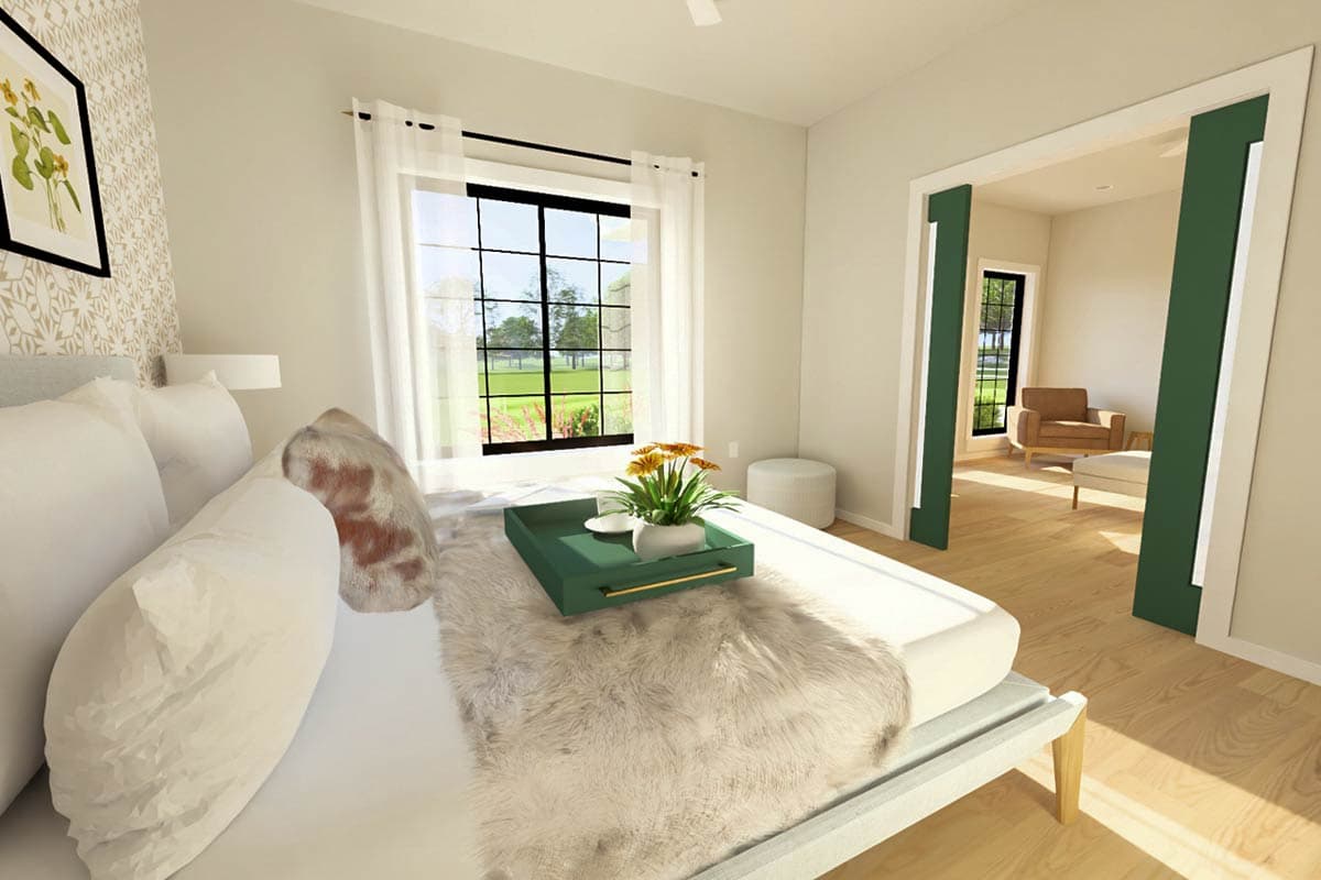 Plan 67844MG: Compact Lake House Plan with Home Office or Flex Space - 850 Sq Ft - Image #17