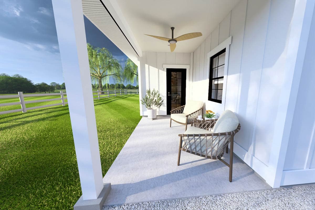 Plan 67844MG: Compact Lake House Plan with Home Office or Flex Space - 850 Sq Ft - Image #22