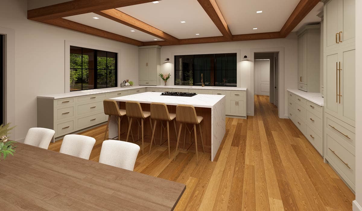 Plan 865025SHW: Modern Farmhouse with Angled Garage and Two-Story Great Room - Image #15 - Country, Farmhouse, Modern Farmhouse, Ranch, Traditional, Transitional