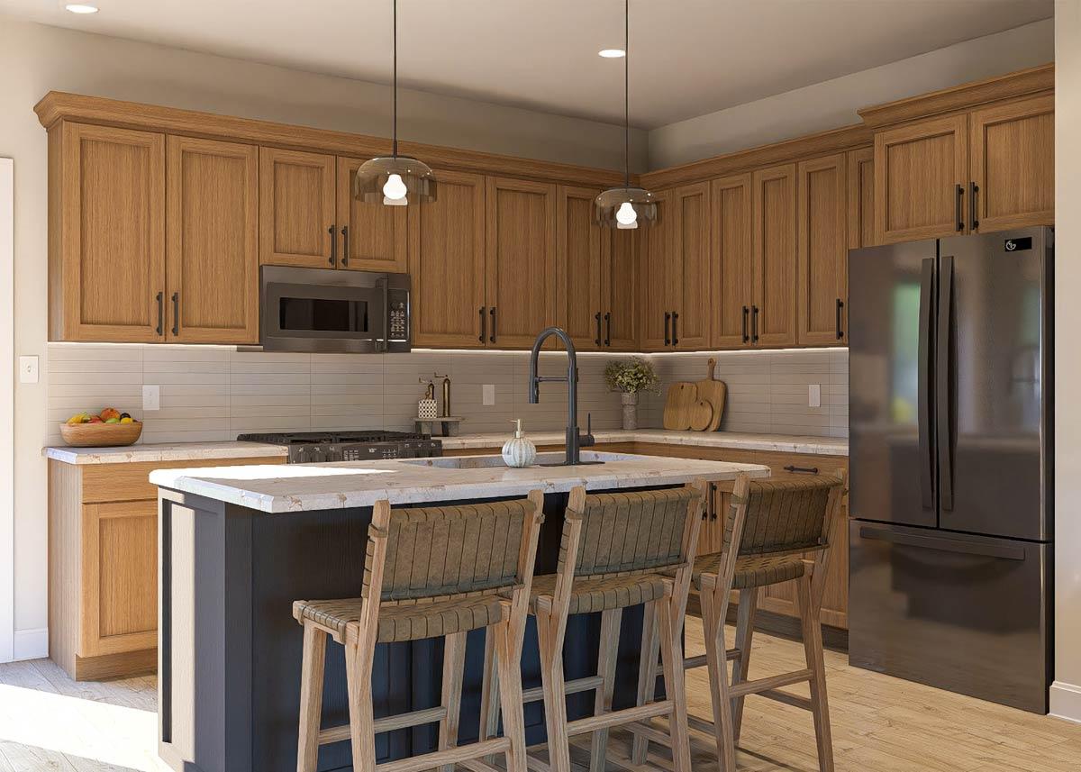 Plan 623517DJ: Two-Story 3-Bed Traditional House Plan with Spacious 2-Car Garage - 1478 Sq Ft - Image #12 - Traditional