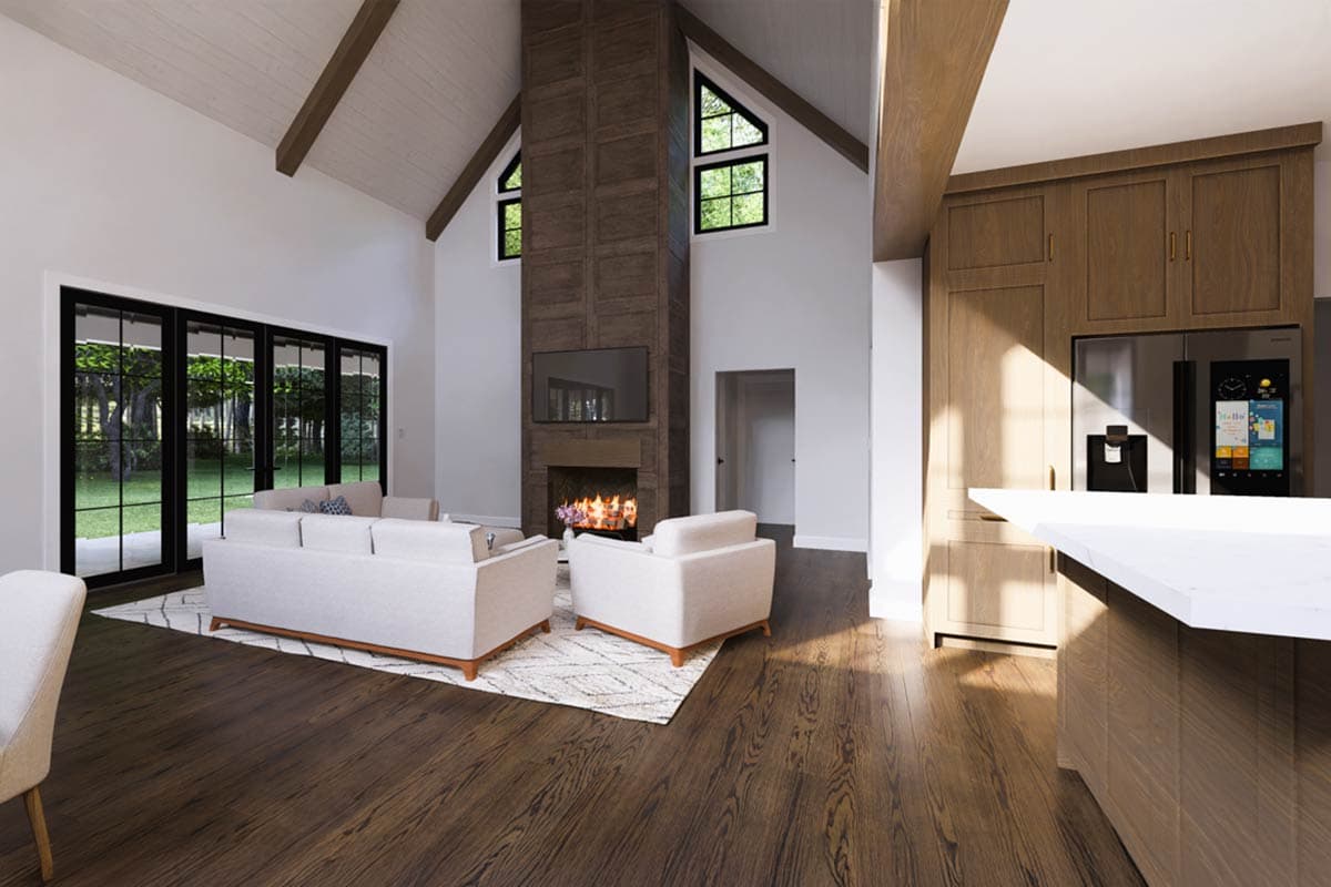 Plan 865026SHW: 3 Bed Modern Farmhouse Plan with Oversized Wrap-Around Porch - 2262 Sq Ft - Image #7 - Modern Farmhouse, Transitional