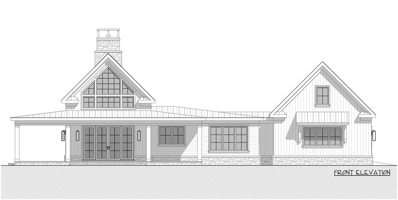 Plan 865026SHW: 3 Bed Modern Farmhouse Plan with Oversized Wrap-Around Porch - 2262 Sq Ft - Image #14 - Modern Farmhouse, Transitional