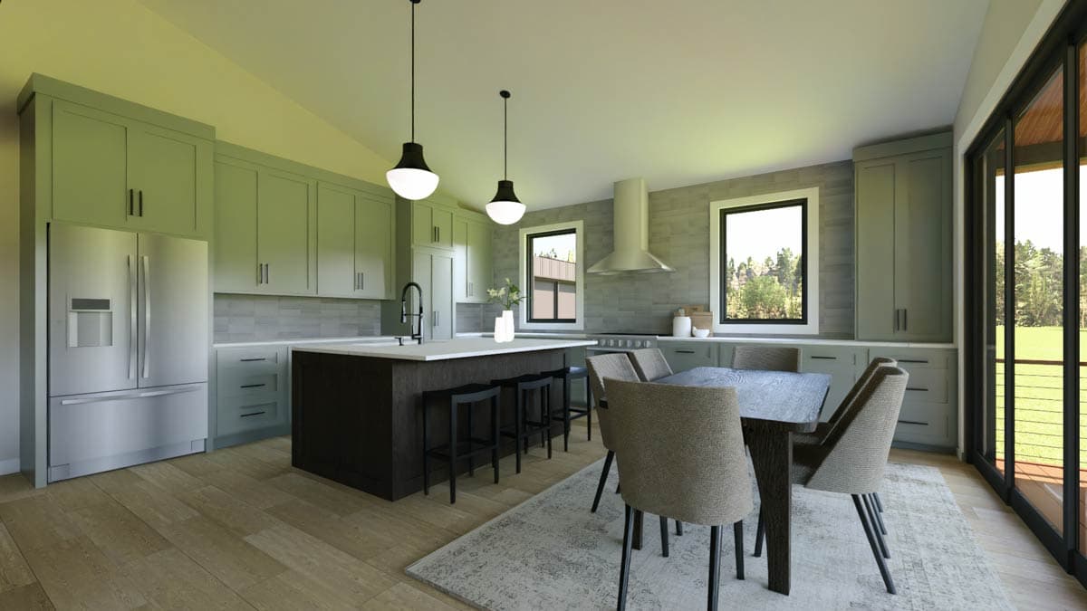 Plan 135359GRA: Contemporary Mountain House Plan with Finished Lower Level - 3336 Sq Ft - Image #11 - Contemporary, Mountain