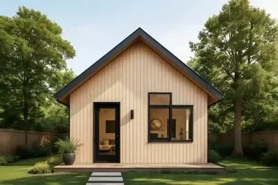 1-Bed Tiny Home Under 400 Sq Ft