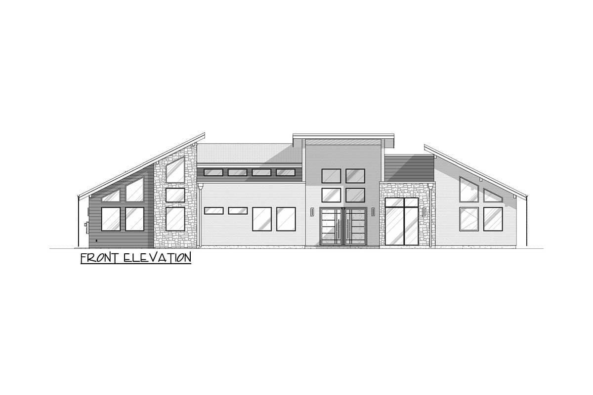 Plan 307747RAD: Contemporary One-Story Home Plan with Scullery and Home Office - Image #20 - Contemporary, Modern
