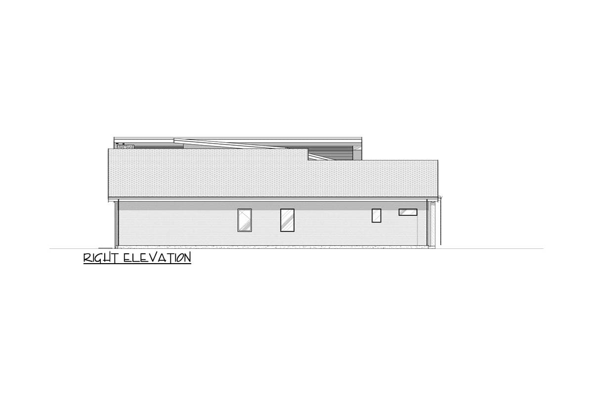 Plan 307747RAD: Contemporary One-Story Home Plan with Scullery and Home Office - Image #22 - Contemporary, Modern