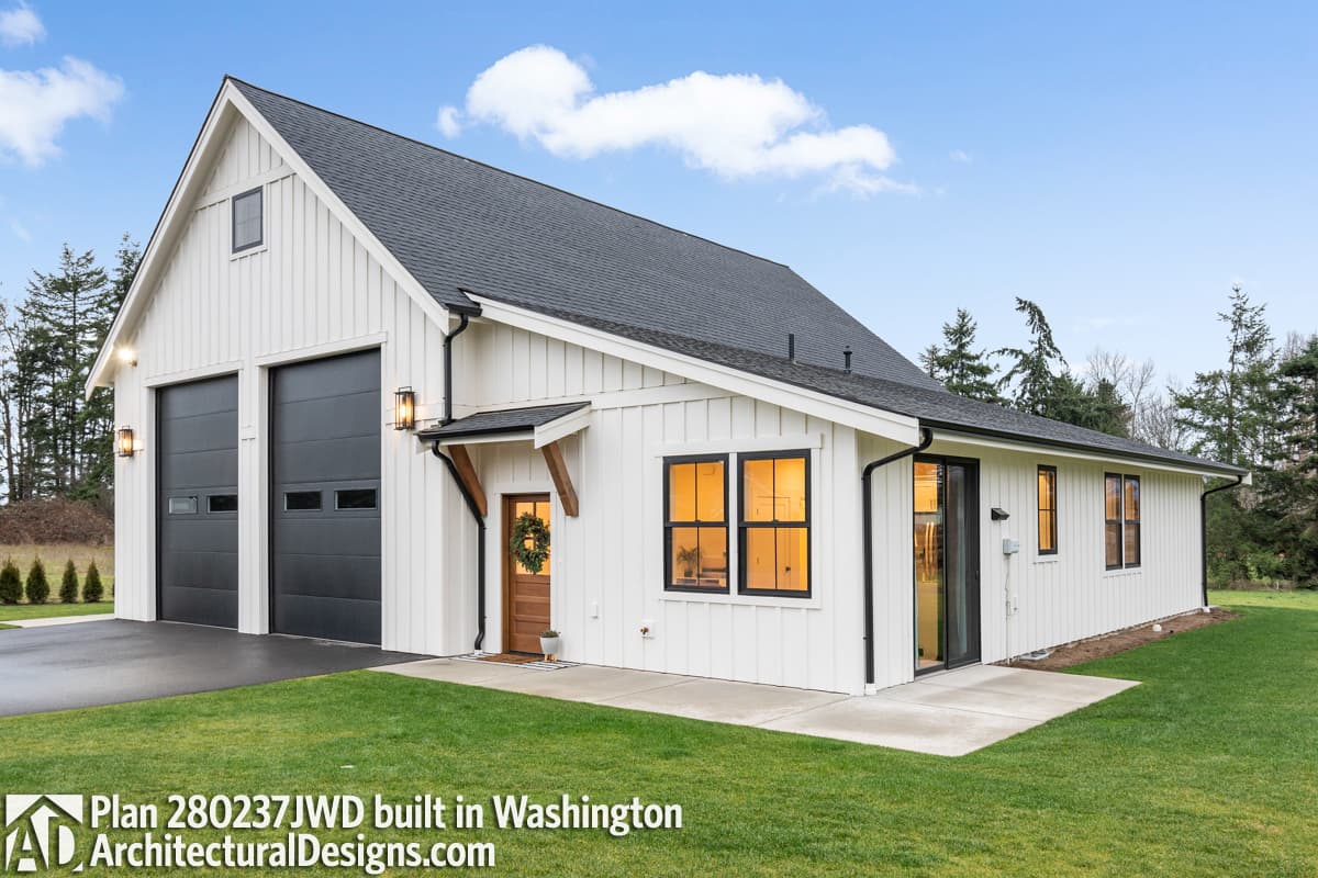 build gallery item - Country Farmhouse ADU Plan 280237JWD Comes to Life in Washington