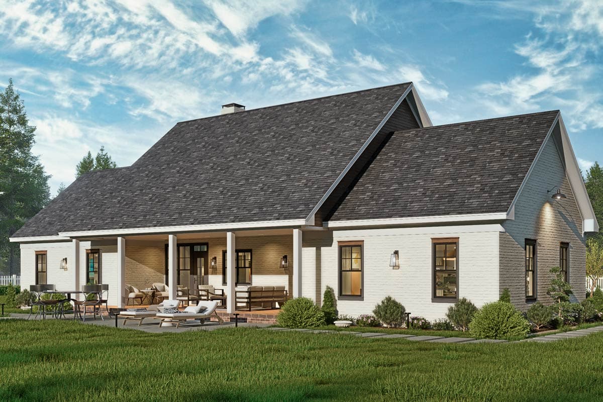 Plan 25890GE: 3-Bed Modern Farmhouse Plan with Jack & Jill Bathroom - 1682 sq Ft - Image #14 - Farmhouse, Modern Farmhouse