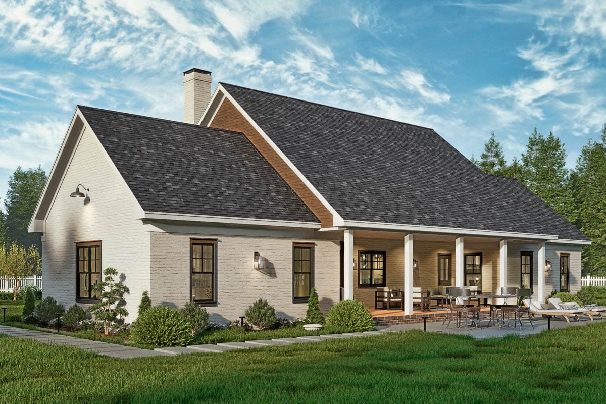 Plan 25890GE: 3-Bed Modern Farmhouse Plan with Jack & Jill Bathroom - 1682 sq Ft - Image #16 - Farmhouse, Modern Farmhouse
