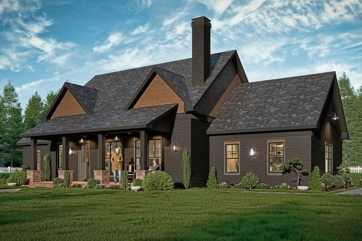Plan 25890GE: 3-Bed Modern Farmhouse Plan with Jack & Jill Bathroom - 1682 sq Ft - Image #11 - Farmhouse, Modern Farmhouse