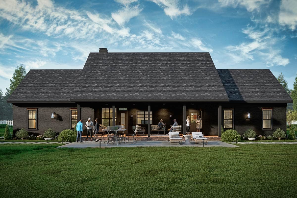 Plan 25890GE: 3-Bed Modern Farmhouse Plan with Jack & Jill Bathroom - 1682 sq Ft - Image #8 - Farmhouse, Modern Farmhouse