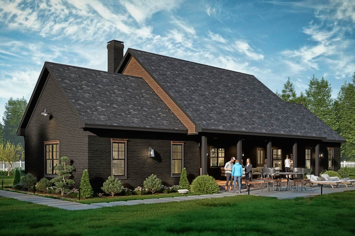 Plan 25890GE: 3-Bed Modern Farmhouse Plan with Jack & Jill Bathroom - 1682 sq Ft - Image #9 - Farmhouse, Modern Farmhouse