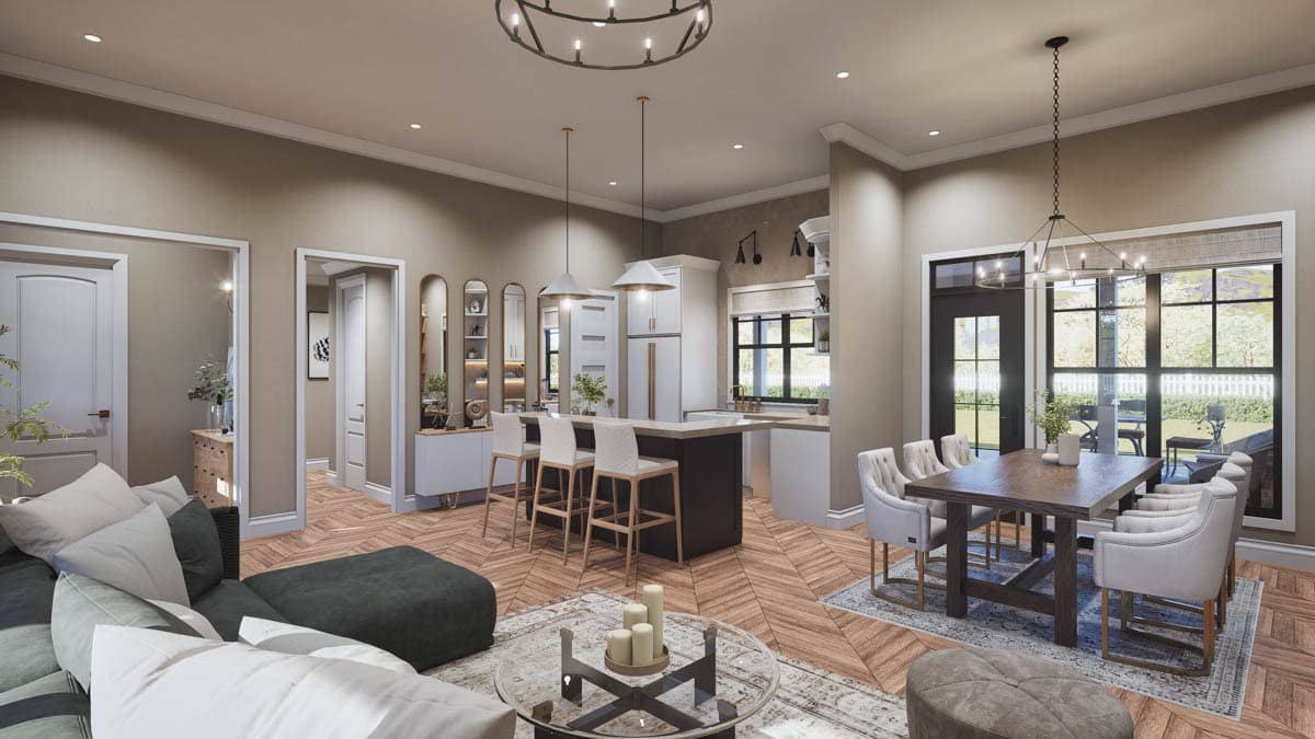 Plan 25890GE: 3-Bed Modern Farmhouse Plan with Jack & Jill Bathroom - 1682 sq Ft - Image #24 - Farmhouse, Modern Farmhouse