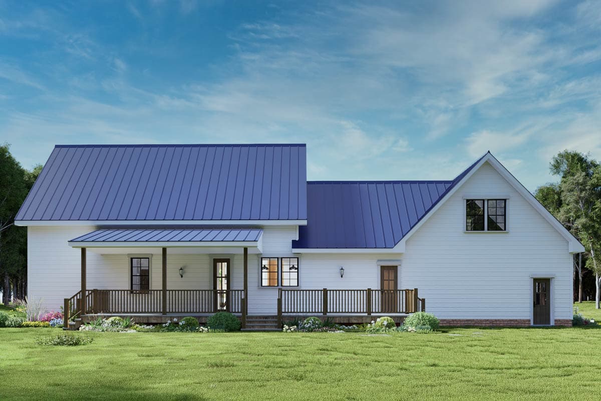 Plan 25891GE: Charming 3-Bedroom Farmhouse with Vaulted Primary Suite ...