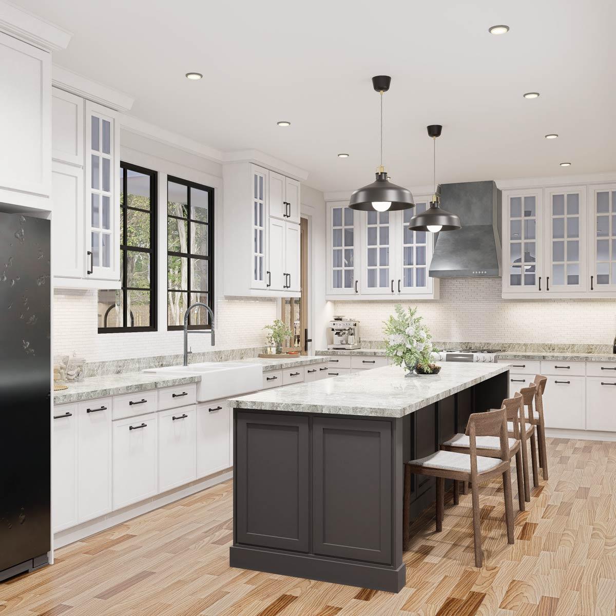 Plan 25891GE: Charming 3-Bedroom Farmhouse with Vaulted Primary Suite ...