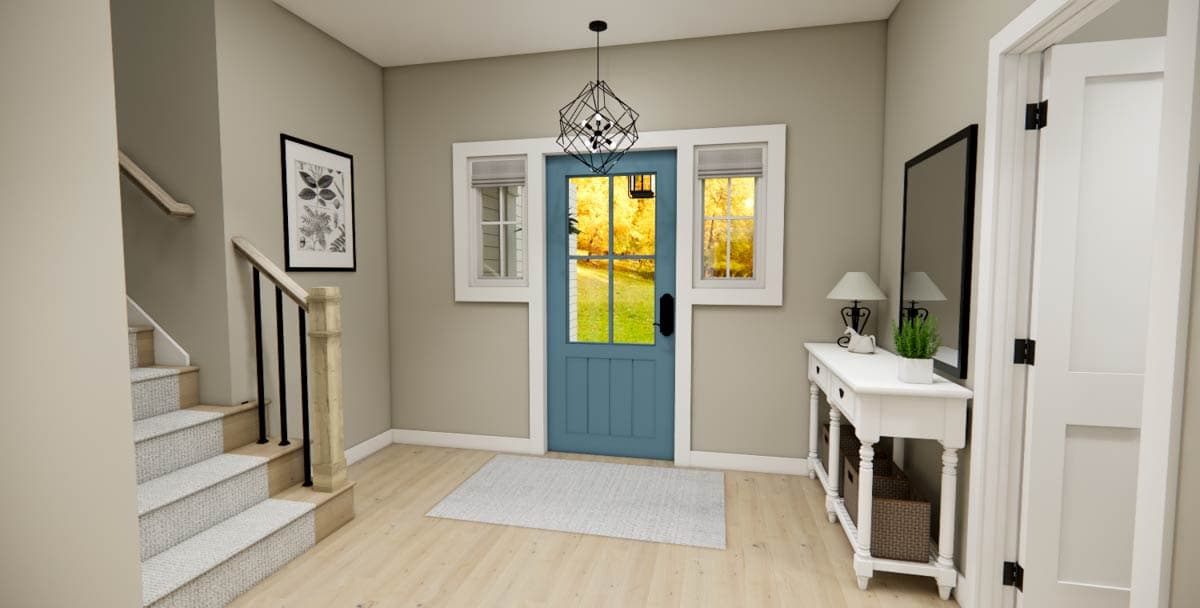 Plan 140008RK: Two-Story 3-Bedroom Country House Plan with Upstairs Loft - Image #7 - Country, Traditional