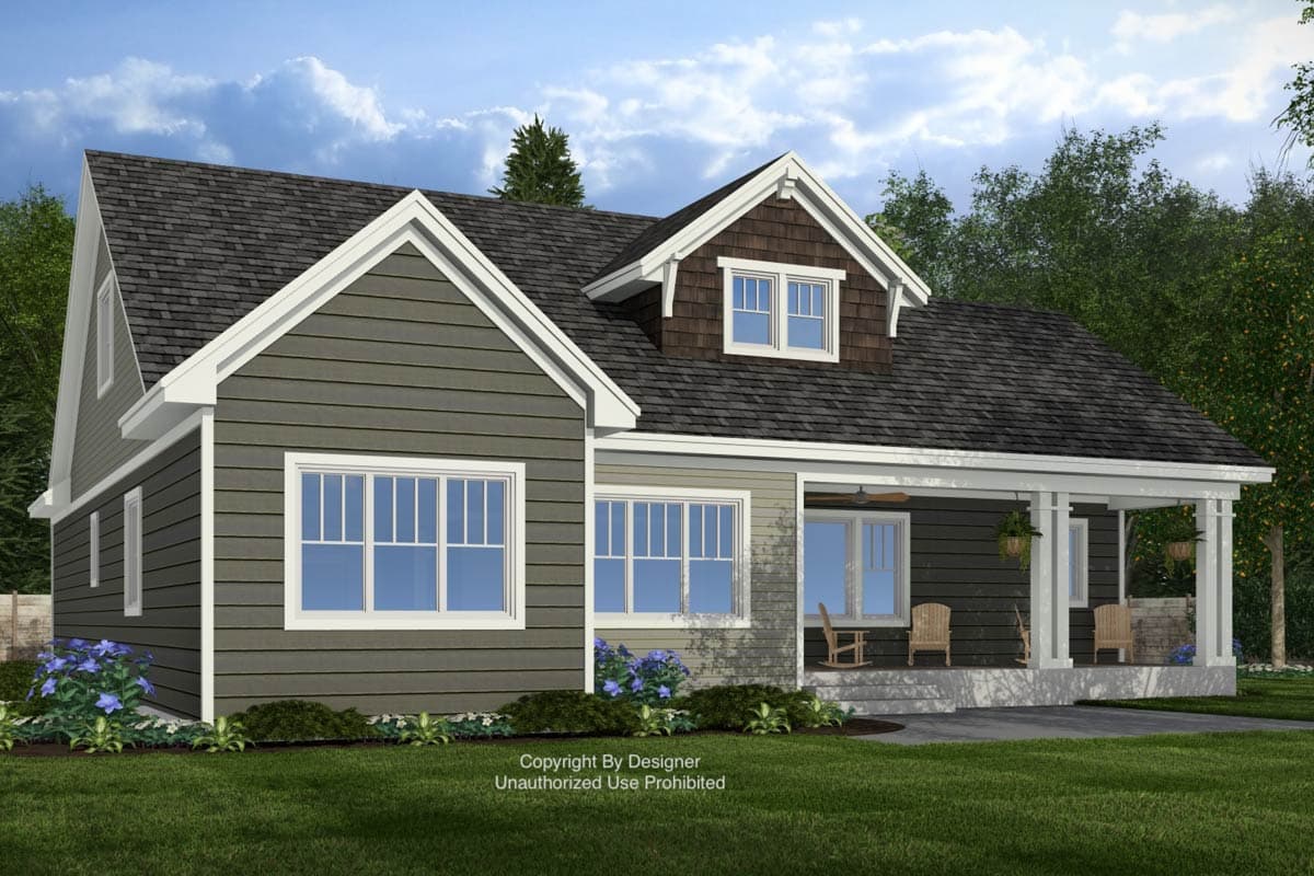 Plan 140014RK: Traditional 4 Bed House Plan with Main Level Primary and Covered Porches - Image #11 - Traditional