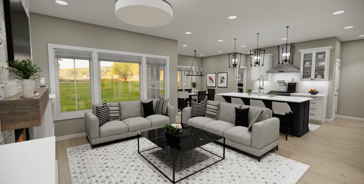 Plan 140014RK: Traditional 4 Bed House Plan with Main Level Primary and Covered Porches - Image #20 - Traditional
