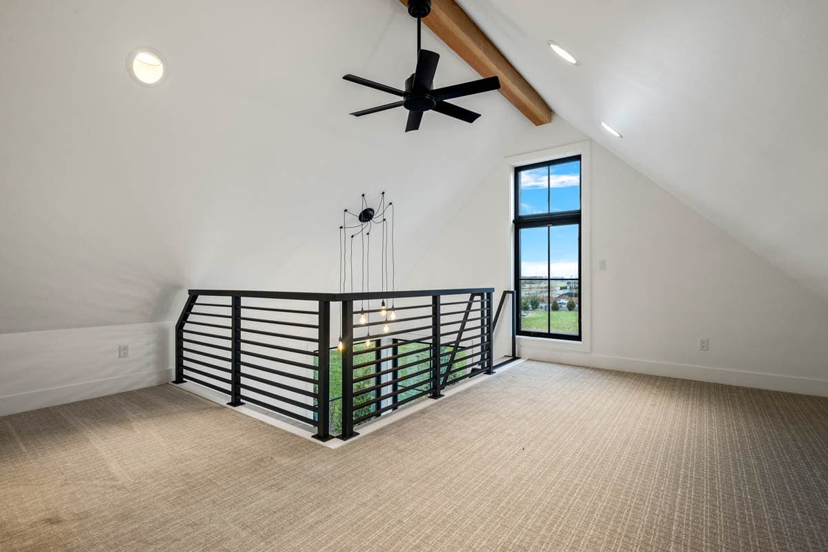 Plan 280238JWD: Modern Farmhouse with Lofted Third Floor and Outdoor Living Galore - Image #38 - Contemporary, Farmhouse, Transitional