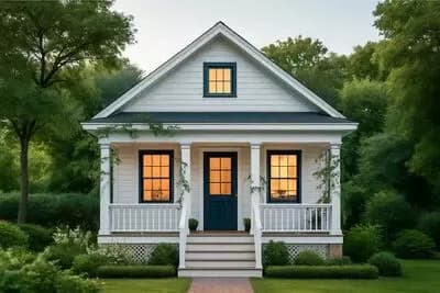Charming 2-Bed Cottage with Front Porch and 12 Ceilings