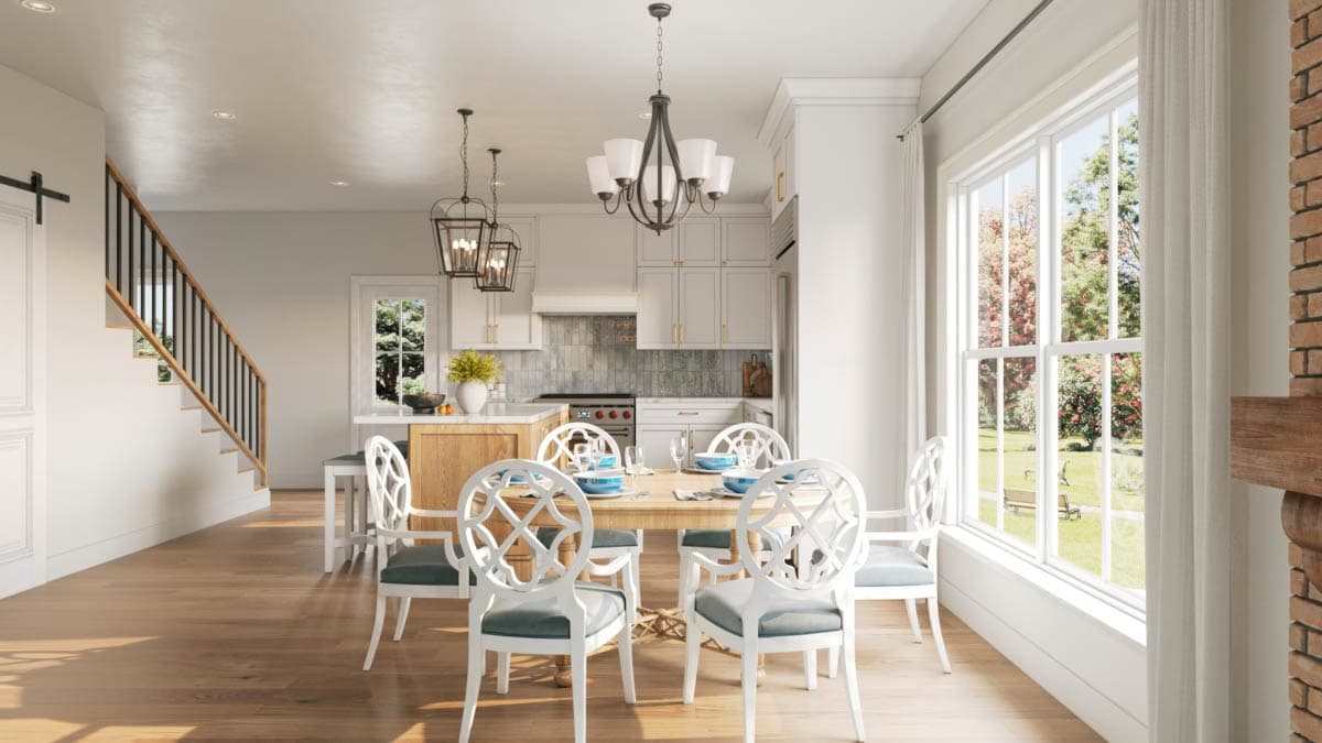 Plan 810038RBT: Two-Story Modern Farmhouse Plan with Flex Room or Office Space - 2050 Sq Ft - Image #5 - Farmhouse, Modern Farmhouse