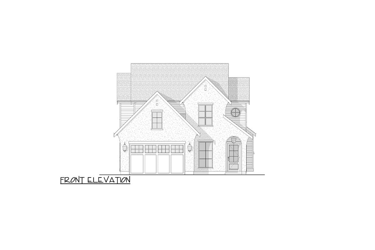 Plan 270118AF: 2-Story Transitional-Style European Cottage Plan with 1st Floor Master - 2470 Sq Ft - Image #32 - Contemporary, Cottage, European, Transitional