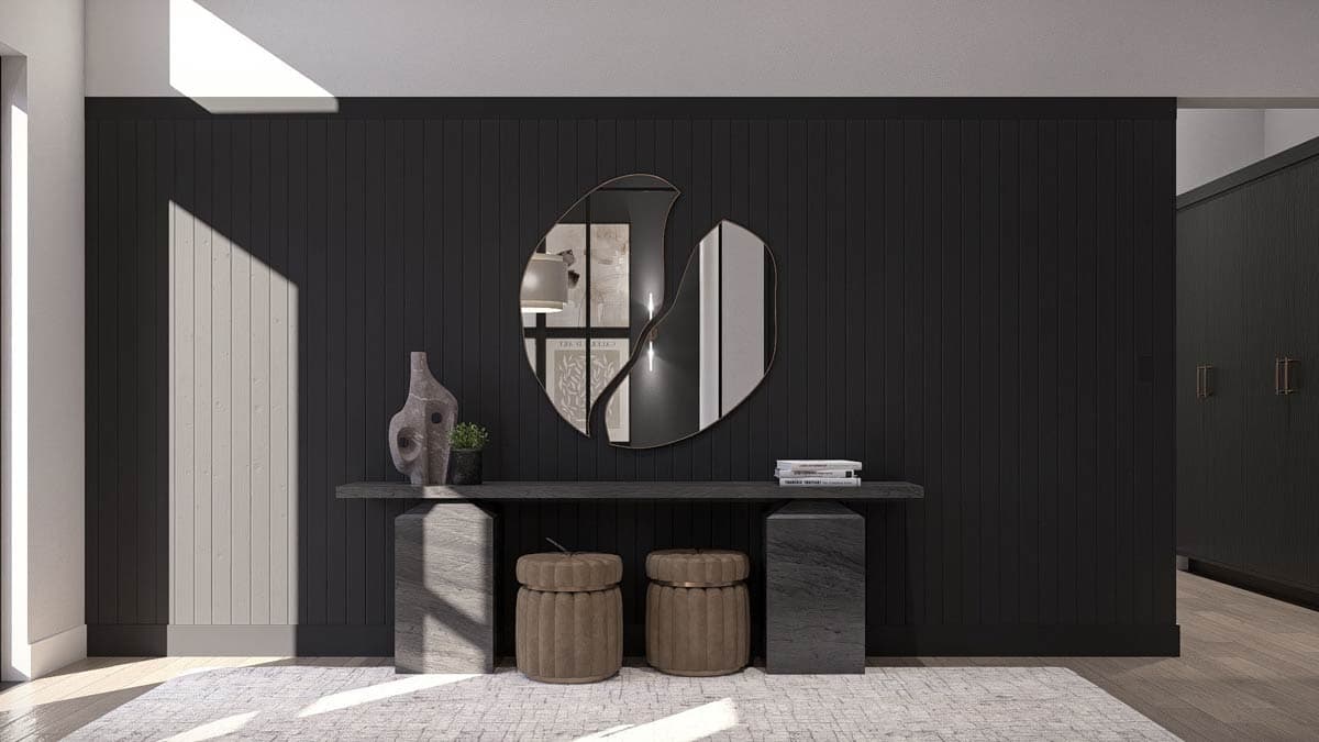 Plan 623519DJ: Single-Story Modern House Plan with Home Office - 2613 Sq Ft - Image #9 - Mid Century Modern, Modern