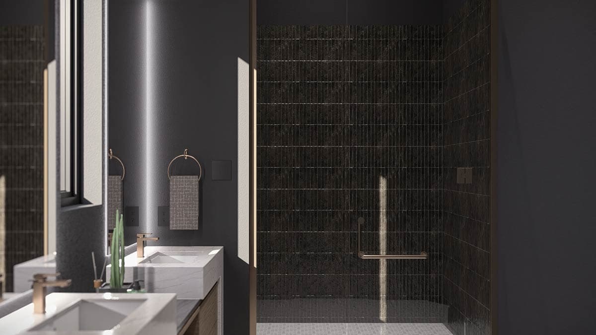 Plan 623519DJ: Single-Story Modern House Plan with Home Office - 2613 Sq Ft - Image #22 - Mid Century Modern, Modern