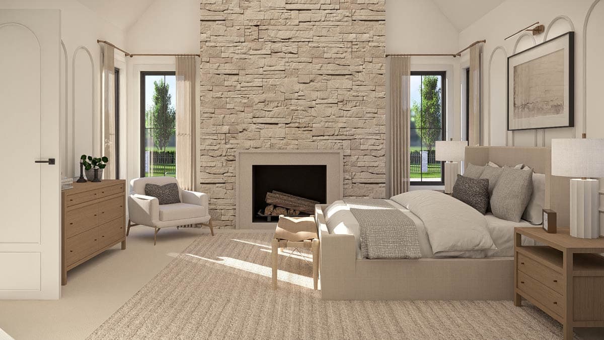 Plan 623520DJ: 3-Bedroom European-Style House Plan with  Loft and Home Office - 4589 Sq Ft - Image #28 - European