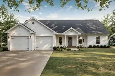 Bright One-Story Farmhouse Plan with 3 Beds and Open Living Design