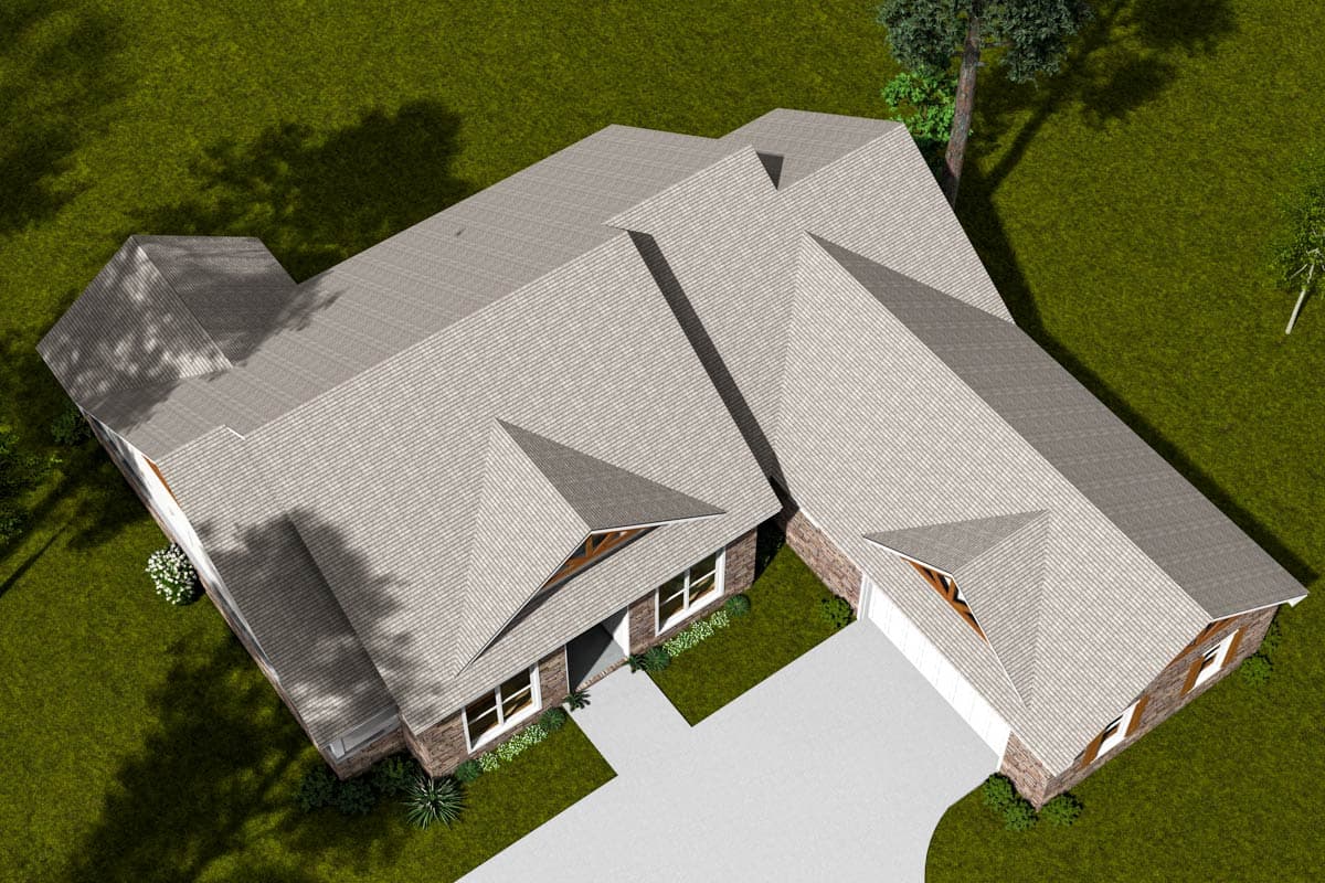 Plan 52438WM: Charming One-Story Craftsman with Open Layout and Rear Porch Retreat - Image #7