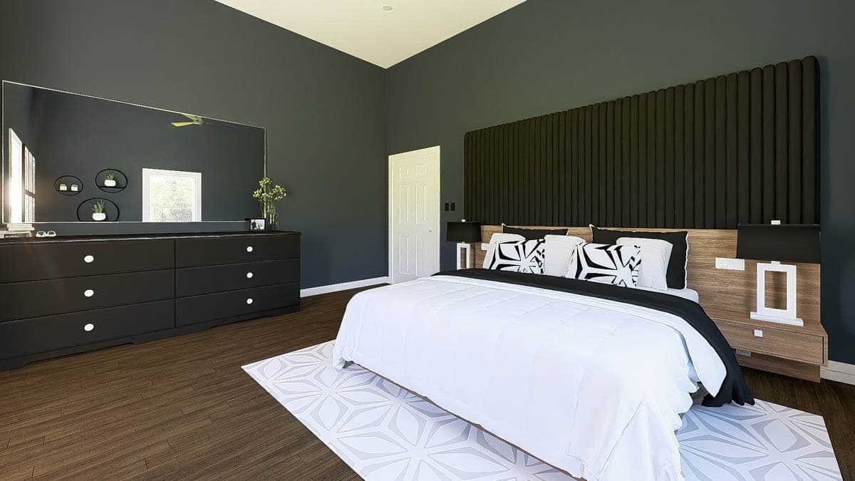 Plan 135364GRA: Modern Barndominium with Expansive Workshop and Cozy Covered Porch - Image #11 - Barndominium