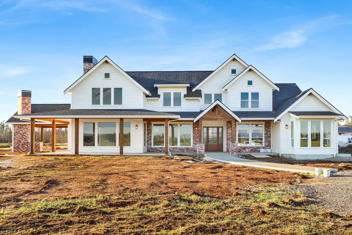 Plan 280242JWD: 5 Bedrooms Modern Farmhouse Plan with Wraparound Porch and 4-Car Garage - Image #2 - Modern Farmhouse