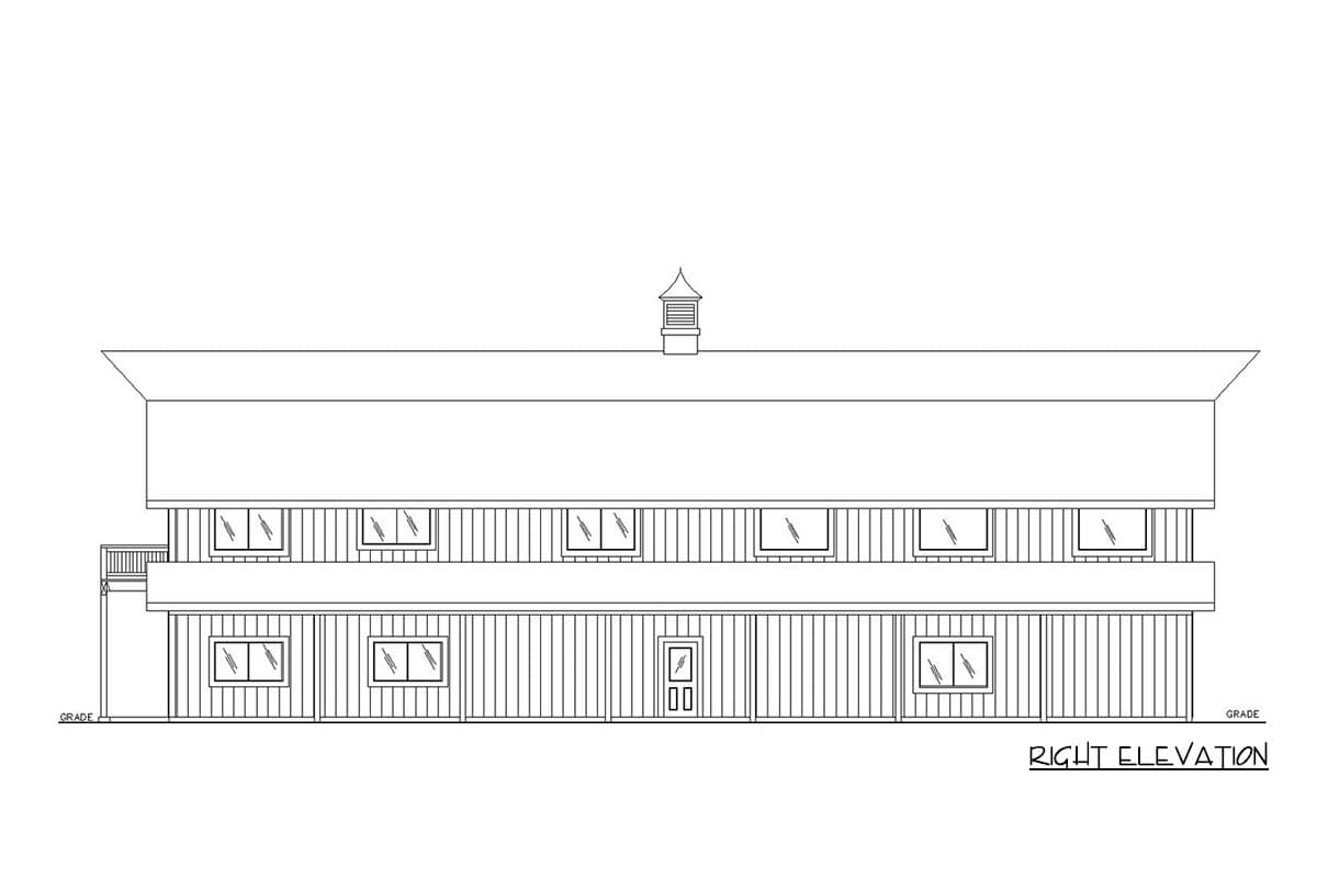 Plan 350144GH: Spacious Barndominium with Dual Master Suites and Expansive Garage - Image #5 - Barndominium