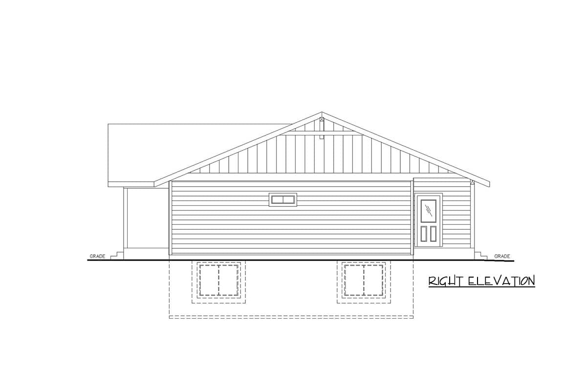 Plan 350147GH: Charming Ranch Style House Plan with Vaulted Ceilings - Image #5 - Country, Ranch