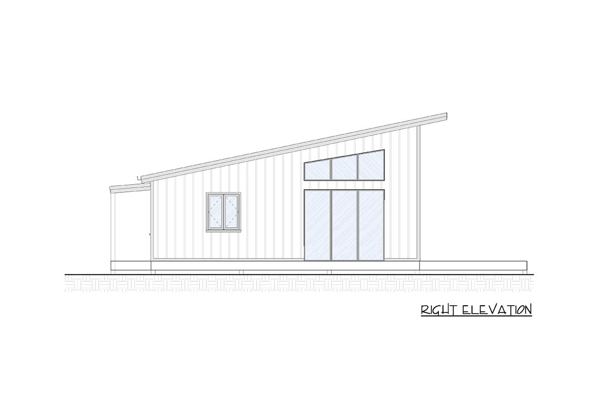 Plan 337010JUN: Sleek Modern Mountain Home with Vaulted Ceilings and Lofted Flex Space - Image #5 - Contemporary, Mid Century Modern, Modern